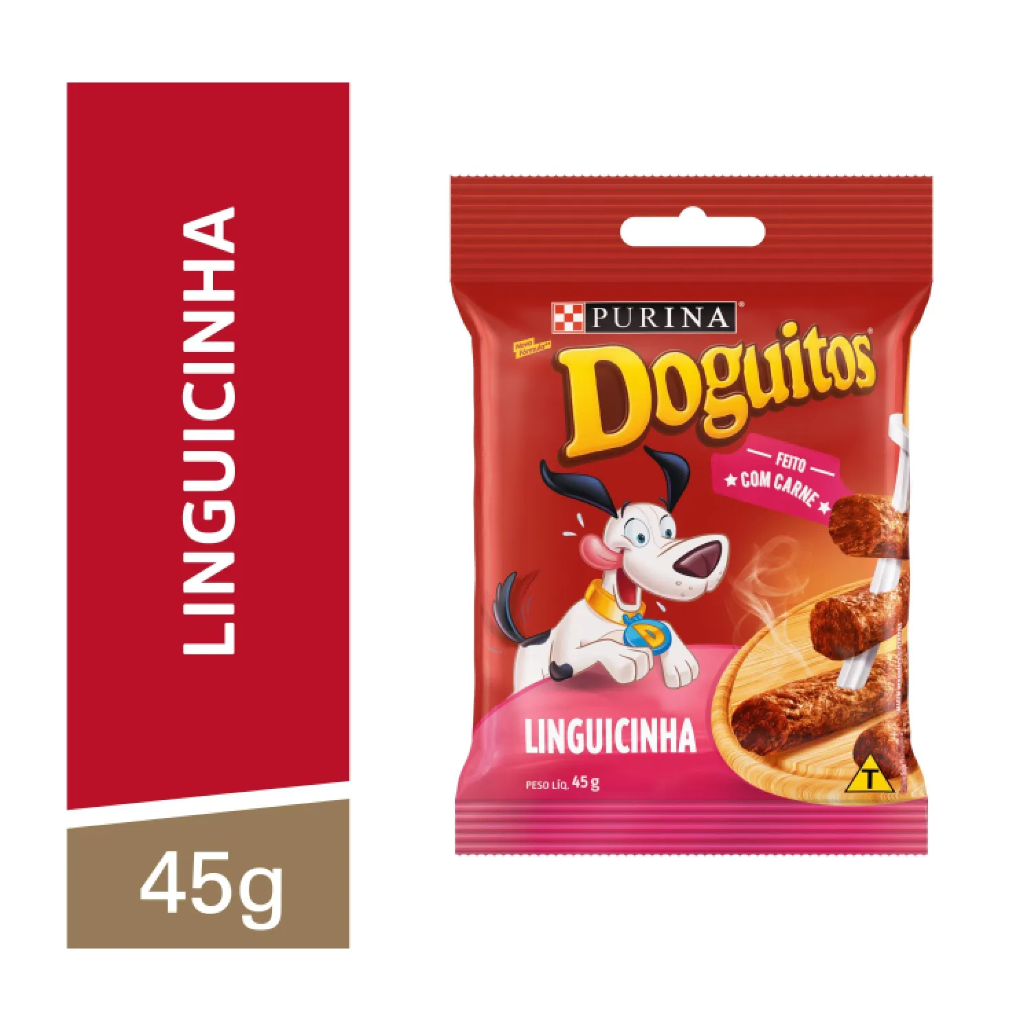Petisco Purina Doguitos Linguicinha 45g